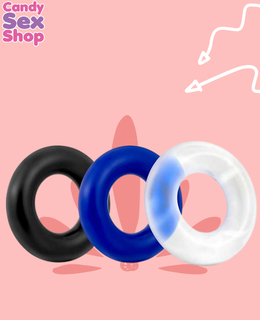 10. Donut Rings Assorted 3 Pack Get Lock Chisa (ja3447) (2)