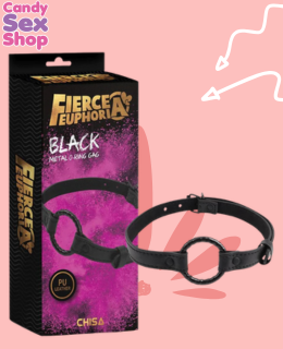 14.  Black Metal O Ring Gag (ja6249)