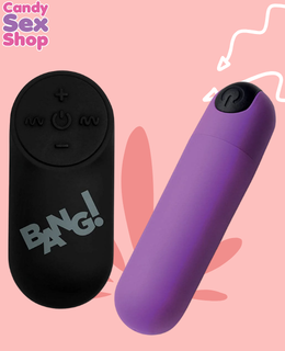 11.  Bang! Vibrating Bullet W Remote Control Purple (ja5761) (3)