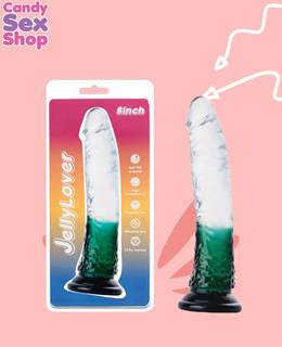 296. Jelly Lover Bicolor 8 Inch – Green (ja8300)