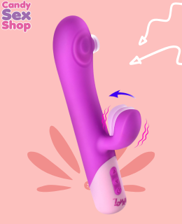 278. Bang! Clit Tapping Pulsing Rabbit   Purple (ja8821) (2)