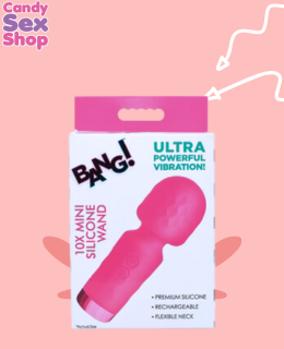 311. 10x Mini Silicone Wand   Pink (ja8007)