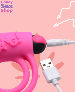 112.  Bang! Cock Ring & Bullet W Remote Control   Pink (ja6587) (5)