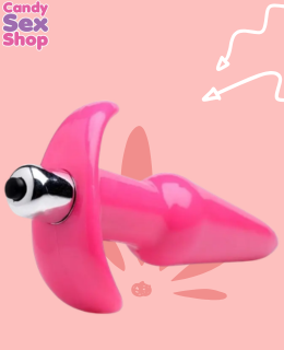 118.  Fr Vibrating Thrilling Smooth Anal Plug   Pink (ja5526) (3)