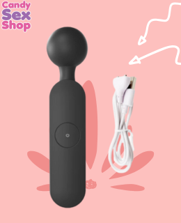 272.  Lilo   Ares Vibrator Wand    Black (ja7007) (2)