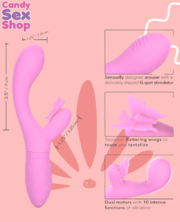 248. Angel Rabbit Vibrator   Pink Yqw 1089 (ja8640) (5)