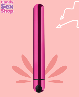 200.  Bang! 10x Slim Metallic Bullet   Pink (ja6484) (2)