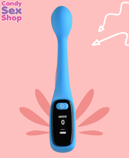 413. Bang! Digital Silicone Vibrator – Blue (ja8854) (2)