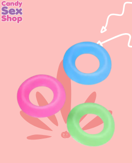 173. Donut Rings Cock Rings 3 Color (ja8452) (3)