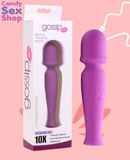 390. Gossip 10x Silicone Wand Massager(ja8557)