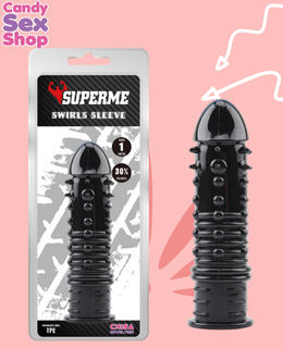 8.  Swirls Sleeve Black Chisa (ja3813)