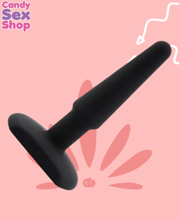144.silicone Butt Plug 4 Inch   Black (ja7233) (3)