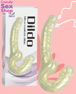 275. Metallic Strapless Double Head Dildo   Varios Colores (ja8065) (3)