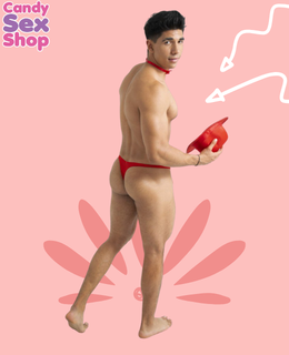 41. TangÓn Broches De Malla Rojo Ta27 (ja8576) (3)