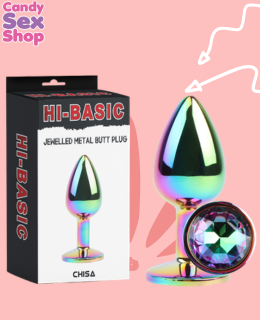 89.  Jewelled Metel Butt Plug (ja6186)