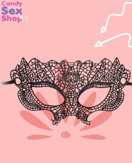 12.  Princess Black Lace Mask    Black (ja5328) (2)