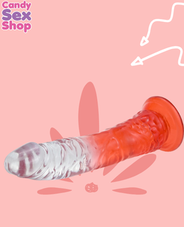 237. Jelly Lover Dildo 8 Inch – Rojo (ja7909) (4)