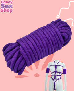 94.  10 Meters Fetish Bondage Rope Purple (ja6868) (3)