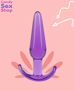 72.  B Yours   Slim Anal Plug   Purple (ja5430) (2)