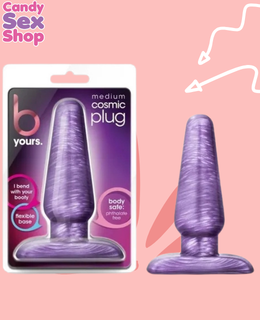 140.b Yours   Medium Cosmic Plug   Purple (ja7229)