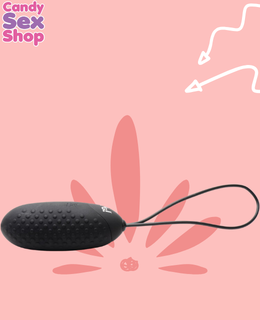 36.  Bang! 28x Nubbed Silicone Egg   Black (ja6306) (5)