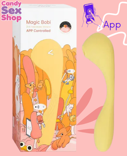 257. Magic Bobi   2 In 1 Bendable Vibrating   Yellow (ja8435)