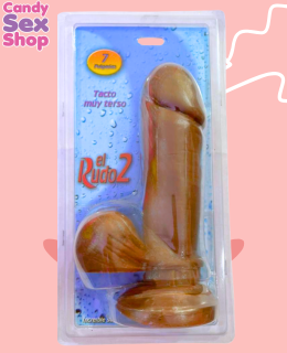 03. Dildo De Latex El Rudo 2 Brown (ja4531)