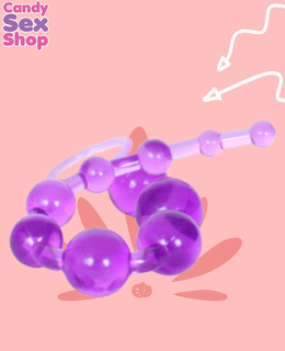 2. Sassy Anal Beads Moradas Hi Basic Chisa (ja3306) (5)