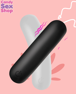 209. Bang! Silicone Bullet Flexible   Black (ja8630) (2)