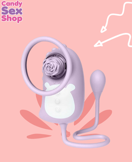 83. Dinosaur Suction, Rotating & Vibrator   Purple (ja8255) (3)