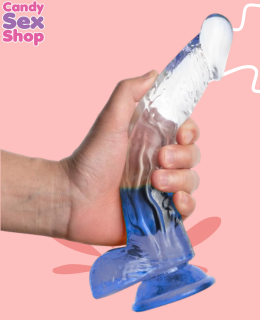 171. Lance´s Cock Clear 8.3 Inch Wballs  Blue (ja7184) (4)