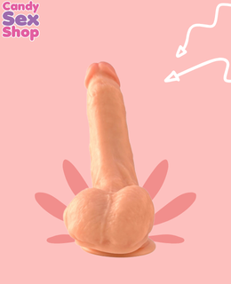 321. Lances Cock Realistic Dildo 9.0 Inch – Flesh (ja8489) (3)