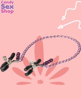 73.  Purple Chain Nipple Clamps (ja6550) (3)