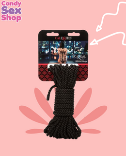 42.  Scandal Bdsm Rope 10m   Black (ja6084)