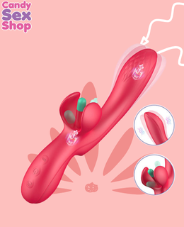 220. Anna Flapping Vibrator   Red (ja8311) (5)
