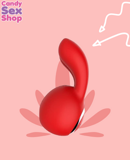 46.  Rabbit 2 In 1   Clit & Nipple Stimulator – Red (ja6771) (3)