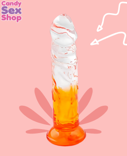 191. Dildo Macizo De Gel Bicolor (ja7345)