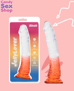 297. Jelly Lover Bicolor 8 Inch   Orange (ja8301)