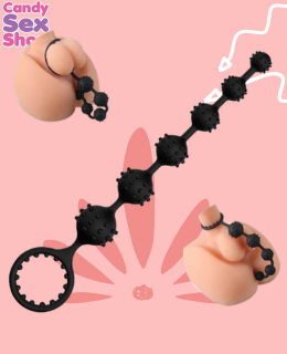 26. S Hande   Toto   Anal Beads   Black (ja6937) (3)