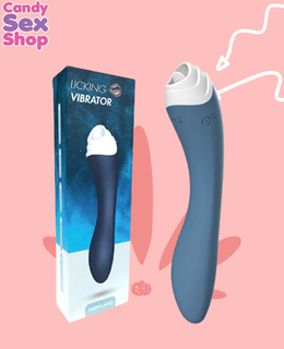 358. Licking Vibrator   Blue (ja8291)