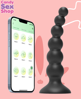 44. Balu Vib Beaded Anal Plug App+   Ws Nv070x (ja8890) (3)