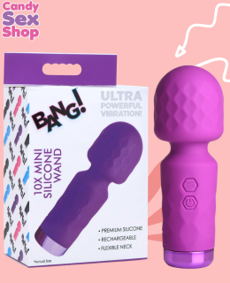 282.10x Mini Silicone Wand – Purple (ja7207)