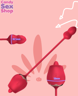 201. French Kiss Vibr With Licking – Red (ja8551) (5)