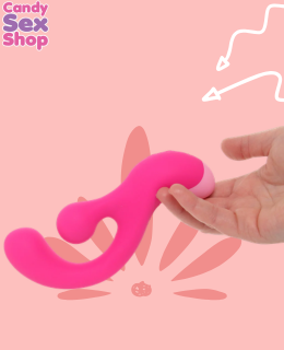 277. Bang! Gyro Rabbit Silicone Vibrator – Pink (ja8820) (3)