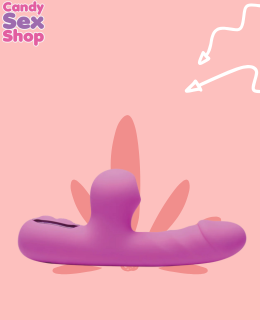 186. Mini Suction Rabbit Vibrator   Purple (ja8009) (3)