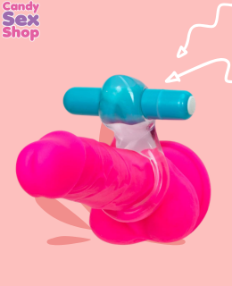119.  Delight Vibrating C Ring   Blue (ja6830) (3)