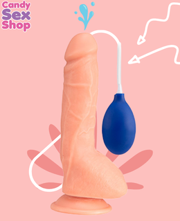 236.x Men Realistic Ejaculating Dildo 9 Inch (ja7894) (2)