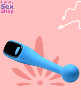 413. Bang! Digital Silicone Vibrator – Blue (ja8854) (5)