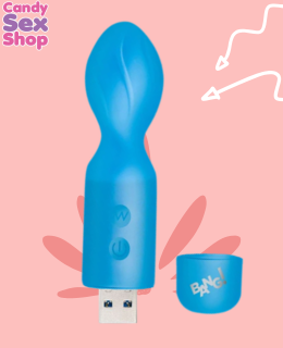 225. Bang! 18x Vibrating Silicone Mini Wand – Blue (ja8910) (7)