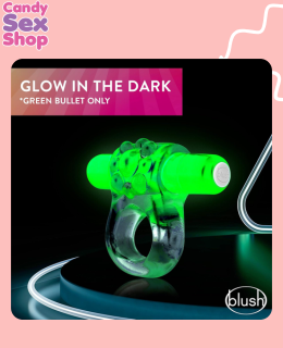 127.  Teaser Vibrating C Ring – Green (ja6914)